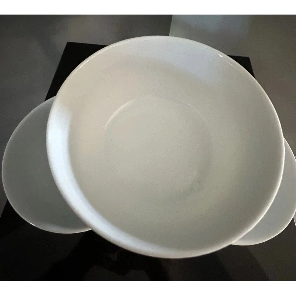 Crate & Barrel Tamiko Cereal Bowl *DISCONTINUED* Textured Porcelain Set Of 3